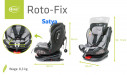 satya - fotelik samochodowy 0-36 kg roto-fix 4baby light grey13