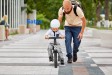 First,Lessons,Bicycle,Riding.,Father,Teach,His,Son,To,Ride