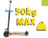 satya - hulajnoga mini scooter yellow max 50 kg