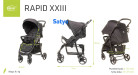satya - wózek rapid 2023 black wymiary